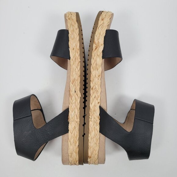 Soul Naturalizer Detail 2 Women's Black Ankle Strap Sandals US Size 10M - Picture 8 of 10